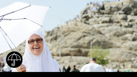Distribute Umbrellas in the Holy Lands